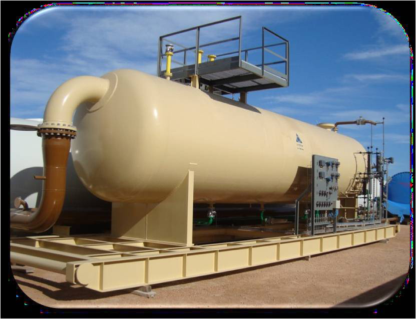 Oily Water Separators MFX TYPE in Steel Tank (Degasser)